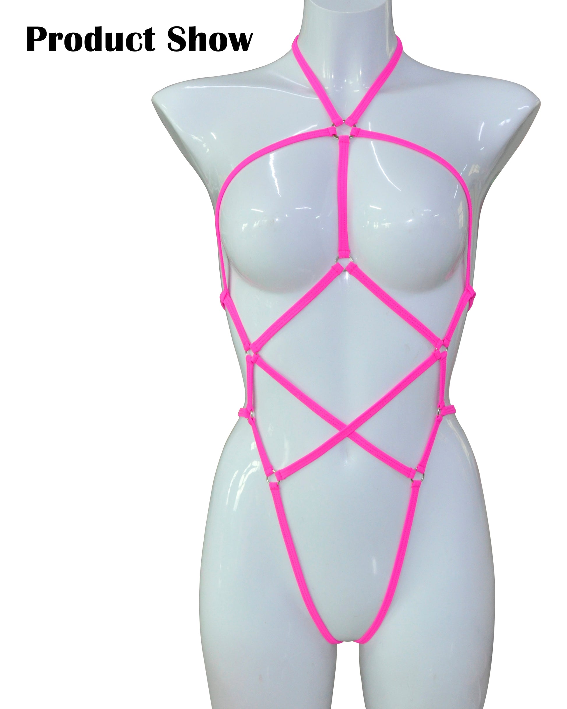 Turquoise Slutty Slingshot Micro Bikini G String One Piece Micro String Bikinis