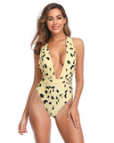 Plunging One Piece Swimsuits for Women