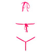 SHERRYLO Red Extreme Micro Bikini G String Mini Crotchless Bikinis