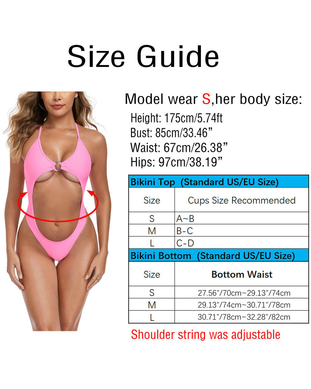 One Piece Swimsuits for Women Cut Out Monokini Womens