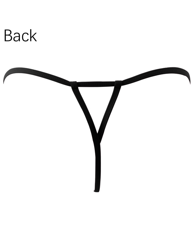 Black Extreme Thong Bikini for Men G String Sexy Exotic Mens Jockstraps