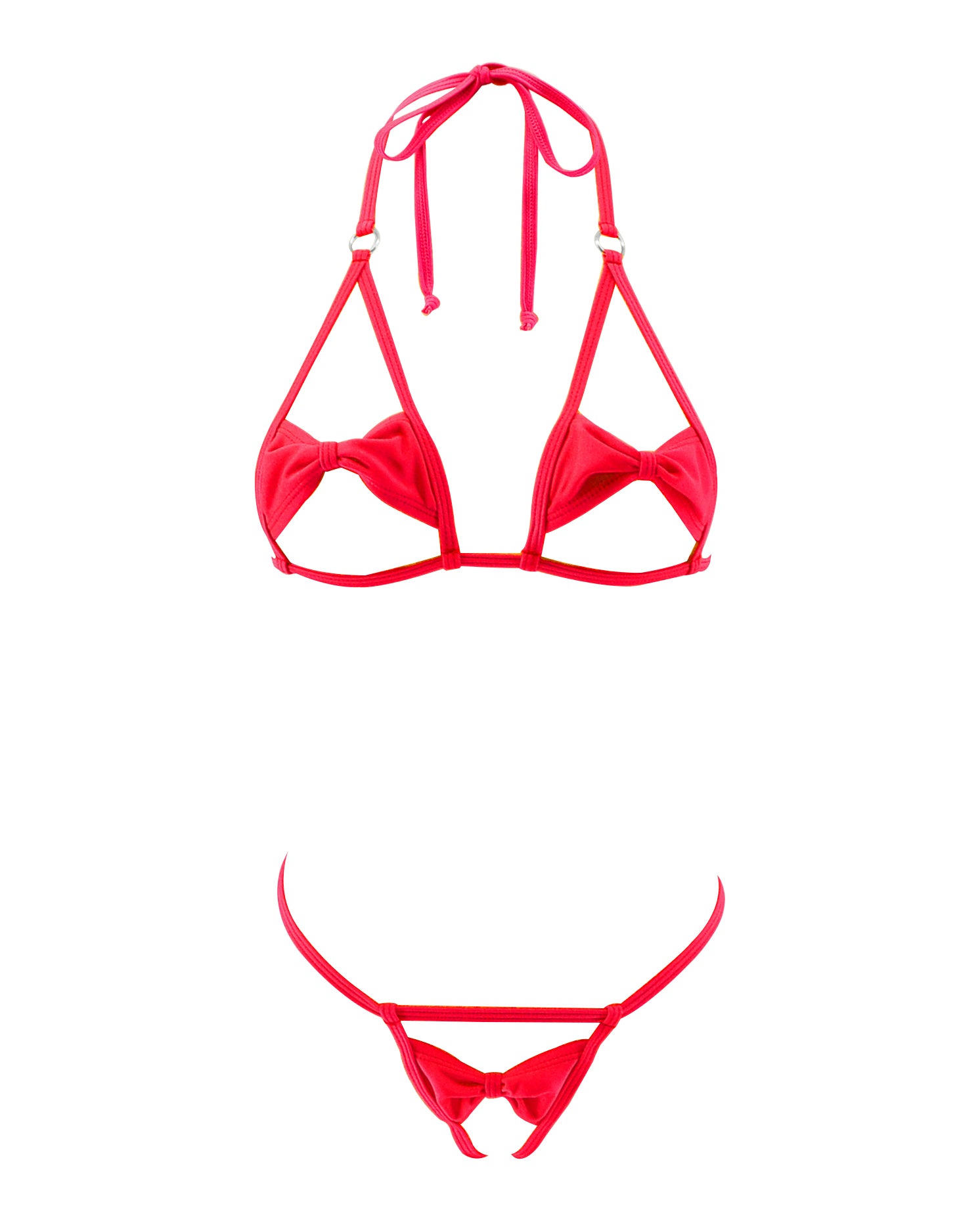 Extreme Micro Bikini Crotchless G-String Thong