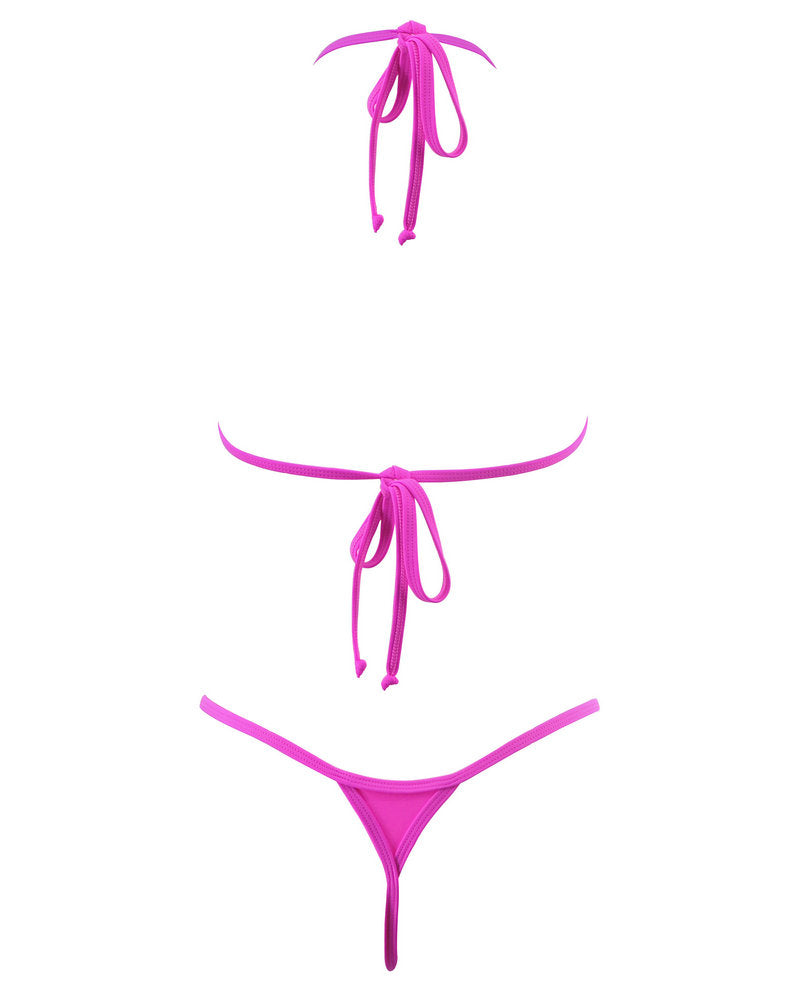 SHERRYLO Fuchsia Slingshot Extreme One Piece Sling Bikini