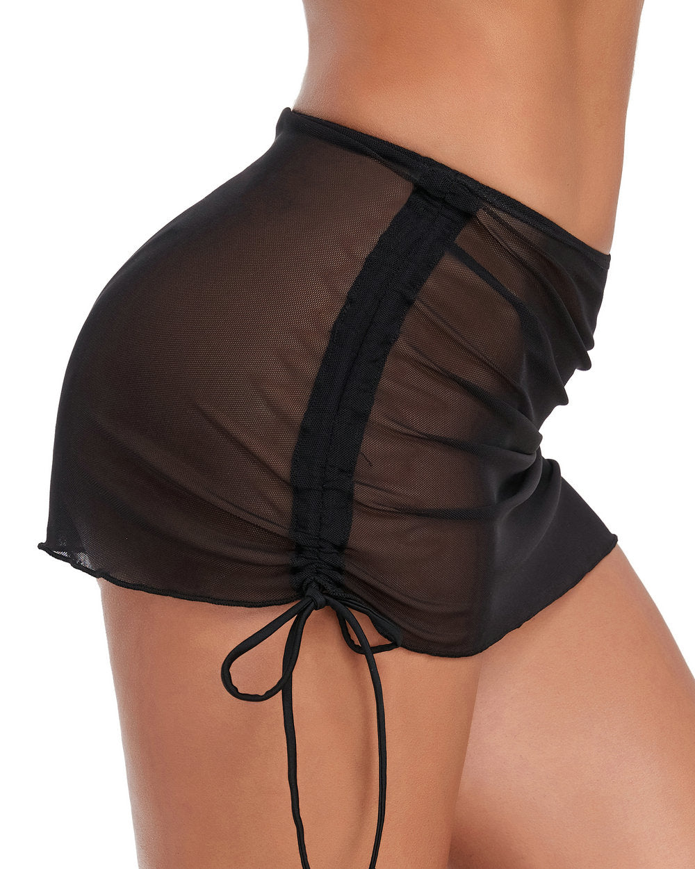 Mesh Skirt Swimsuit Cover up for Women Sheer Swim Skirts Beach Cuverups