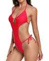 Sexy One Piece Thong Swimsuit for Women Thong G String Monokini