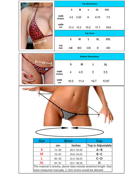 Red Fishnet Micro Bikini Extreme G String Bathing Suit