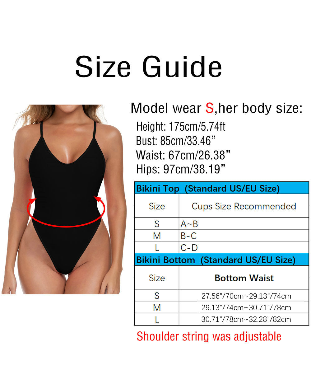 Sexy One Piece Swimsuit For Women High Cut Thong Bathing Suit Monokini