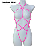 Fuchsia Slingshot Extreme Micro Sling Bikini G String Dancer Outfits Exotic