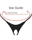 Metallic Blue Men's Sexy Underwear G String Thongs for Men