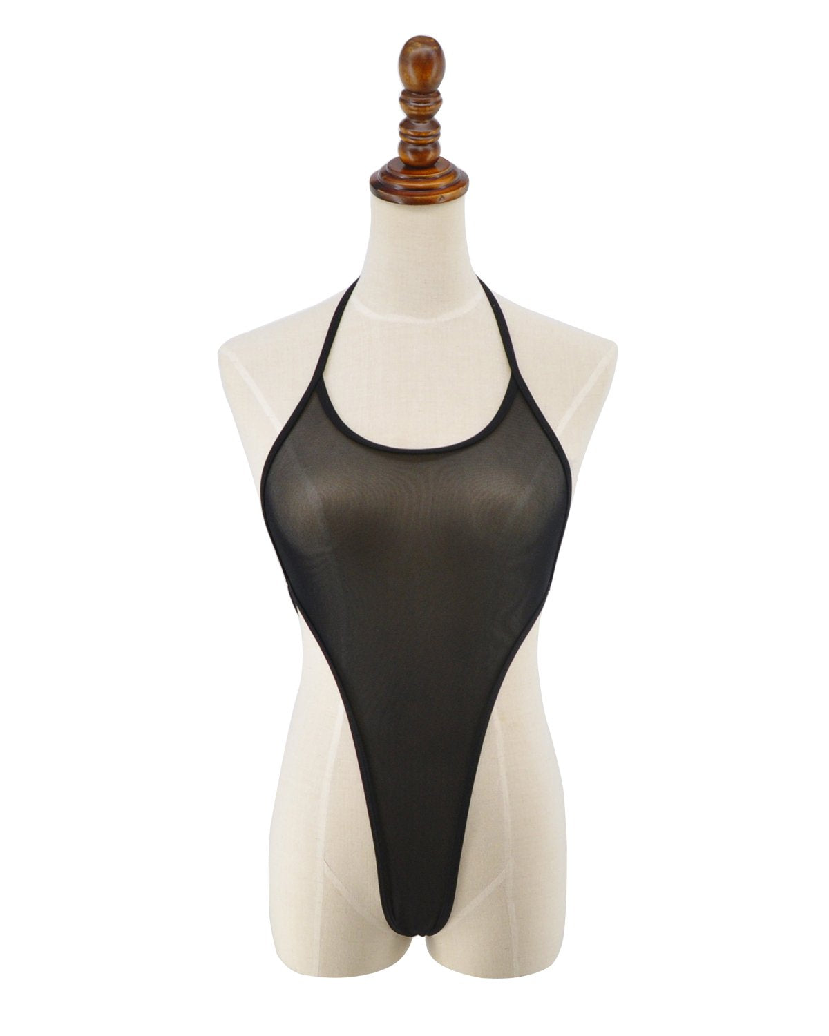 Sheer G String Thong One Piece Monokini Swimsuit