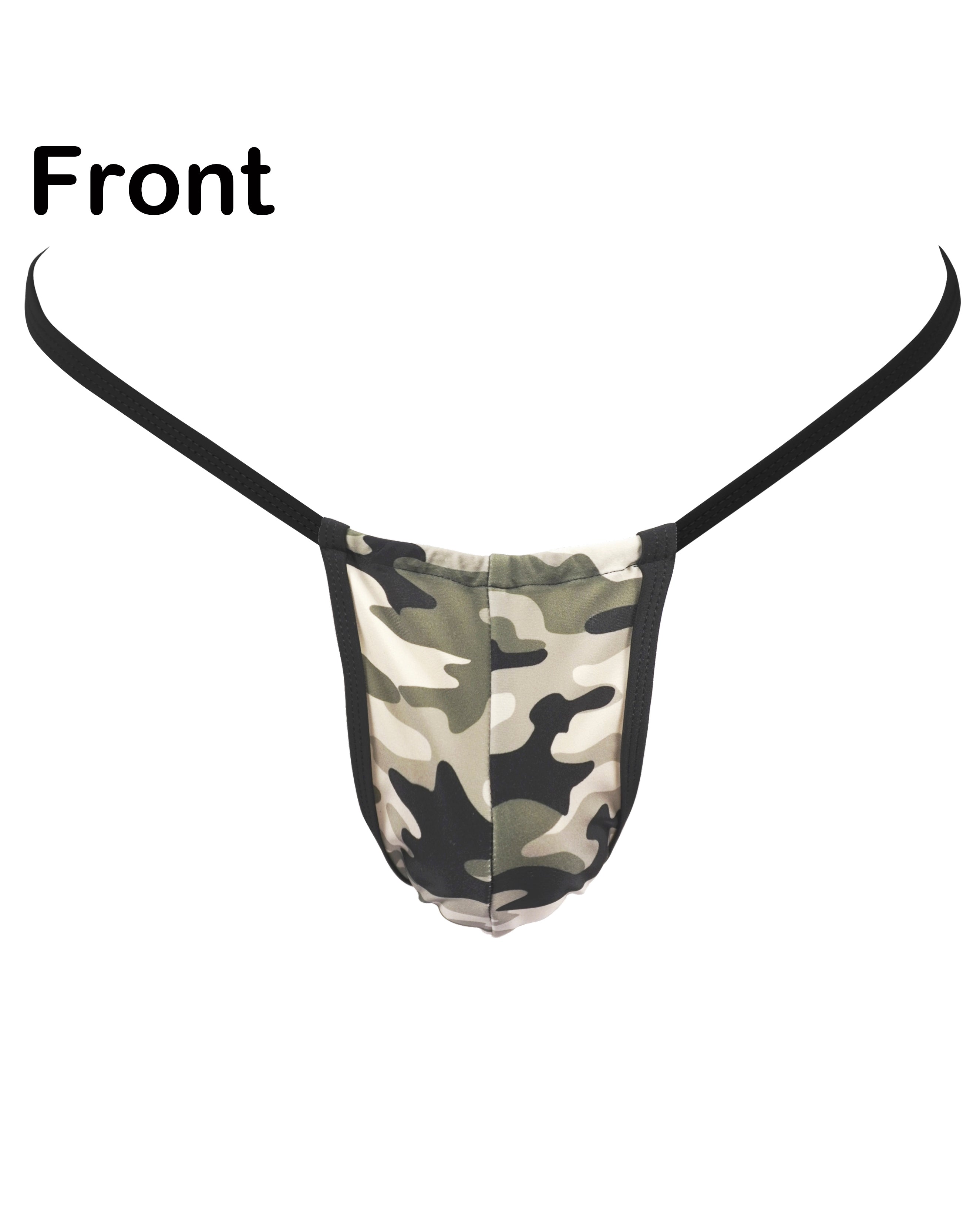 Camouflage Men's Thong Bikini Men G String Jockstraps