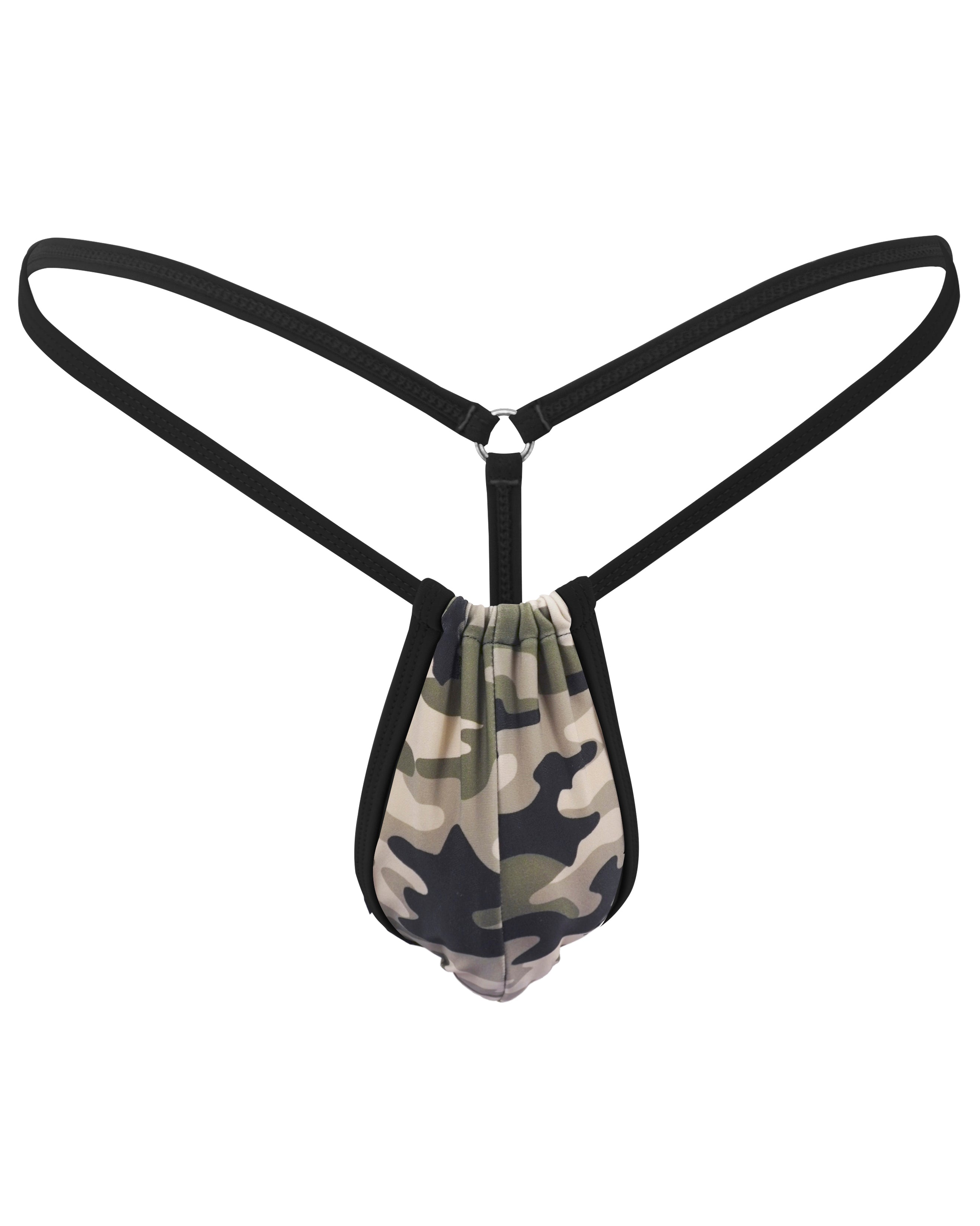 Camouflage Men's Thong Bikini Men G String Jockstraps