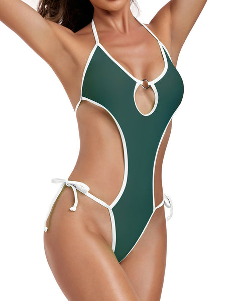Sexy One Piece Swimsuit for Women Thong G String Monokini