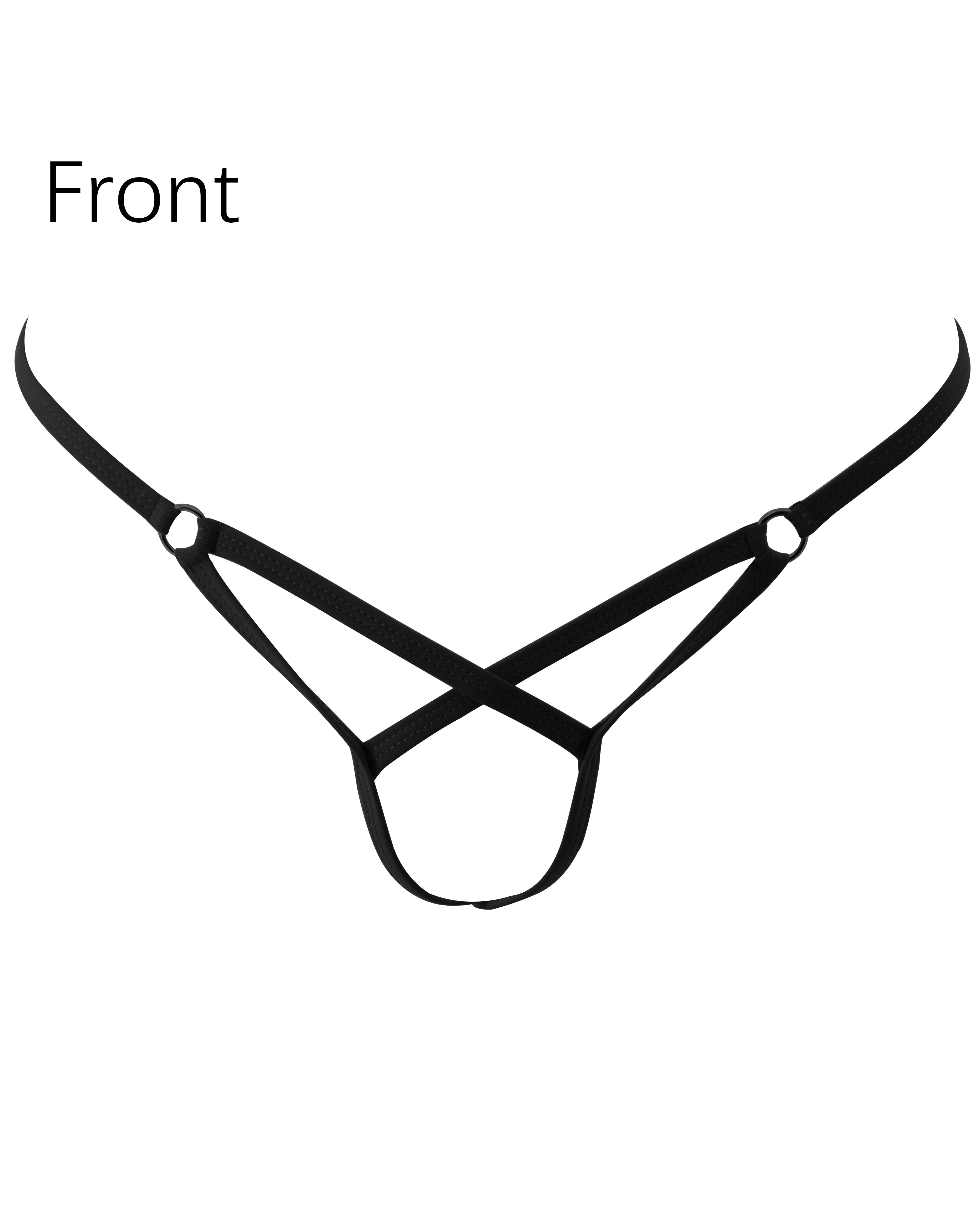 Black Extreme Thong Bikini for Men G String Sexy Exotic Mens Jockstraps
