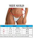 Black G String Thong Bikini Sets for Women Mini Swimsuit Brazilian Bathing Suit