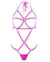 SHERRYLO Fuchsia Slingshot Extreme One Piece Sling Bikini