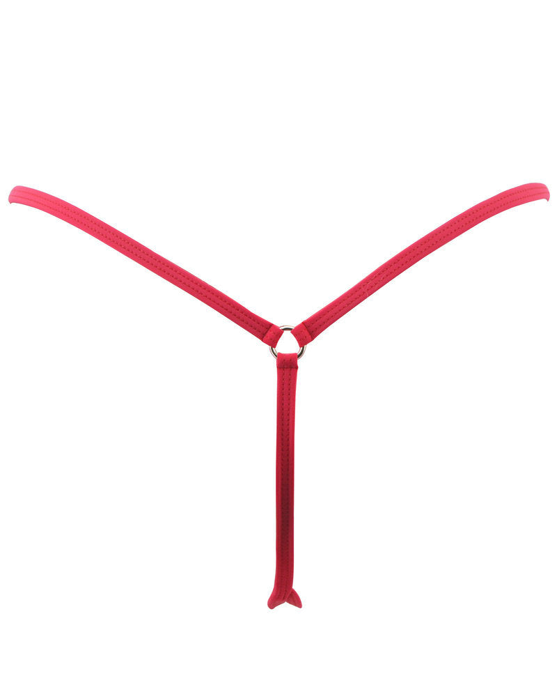 White and Red Men Sexy Thong Bikini G string Swimsuit For Men