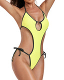 Sexy One Piece Swimsuit G String Thong Monokini for Women