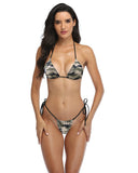 Camouflag Thong Bikini Bathing Suit for Women String Brazilian Bikini