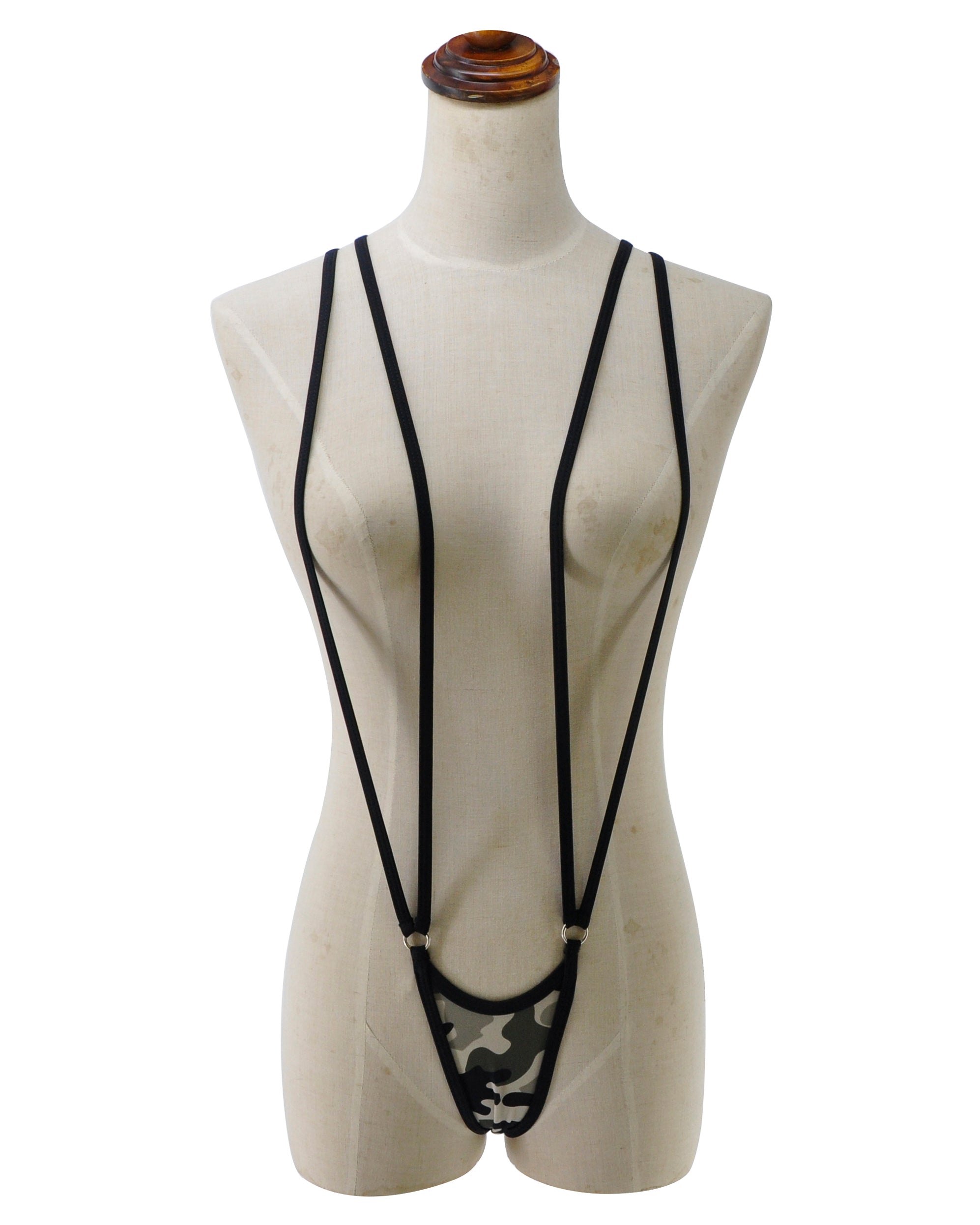 Camouflage Sling Bikini Topless Extreme Micro Slingshot