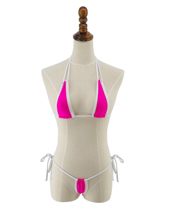 Sexy Fuchsia Micro Bikini G String Bottom