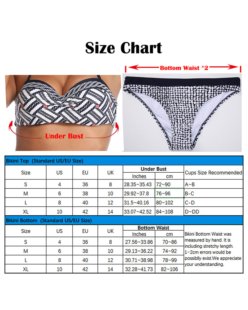 Women's Bikini Swimsuits Bandeau Top