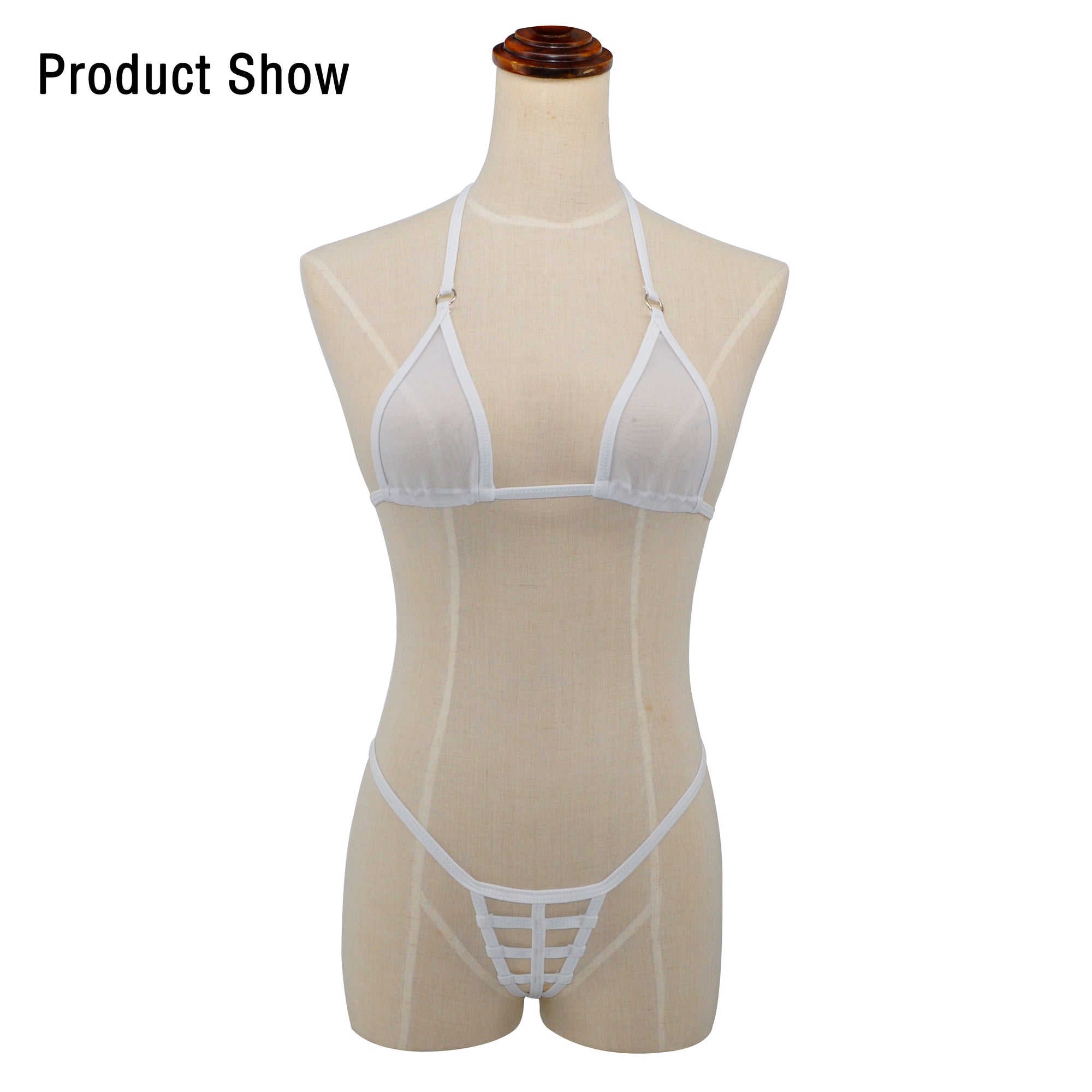 SHERRYLO Bue See Thru Micro Bikini Extreme Mini Slutty G String Bikinis