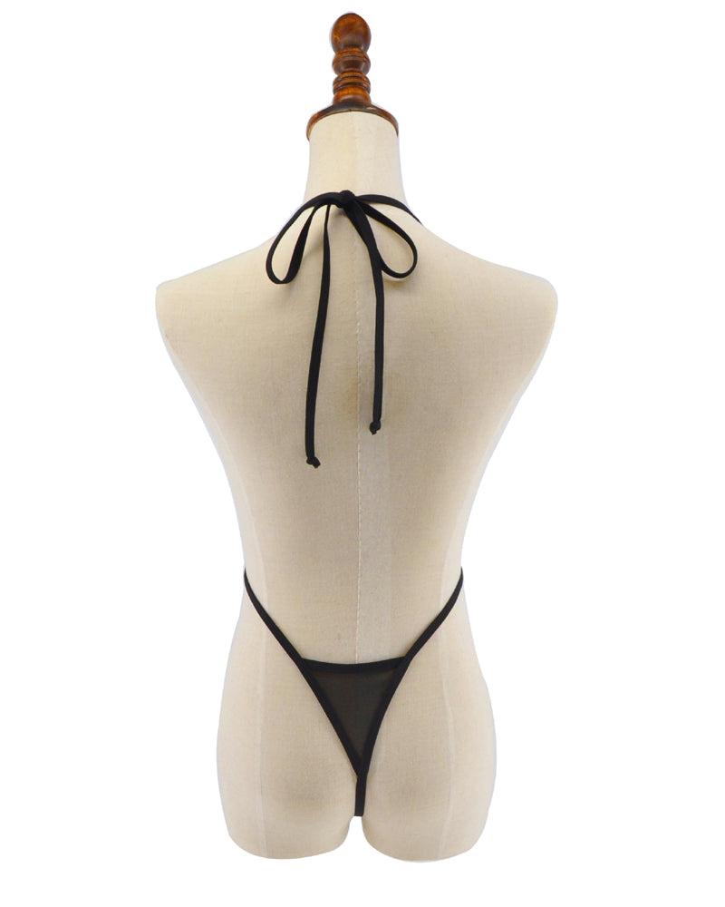 Exotic Sexy See Through Micro Monokini Bikini Sheer Bathing Suit Semi Transparent Swimwear