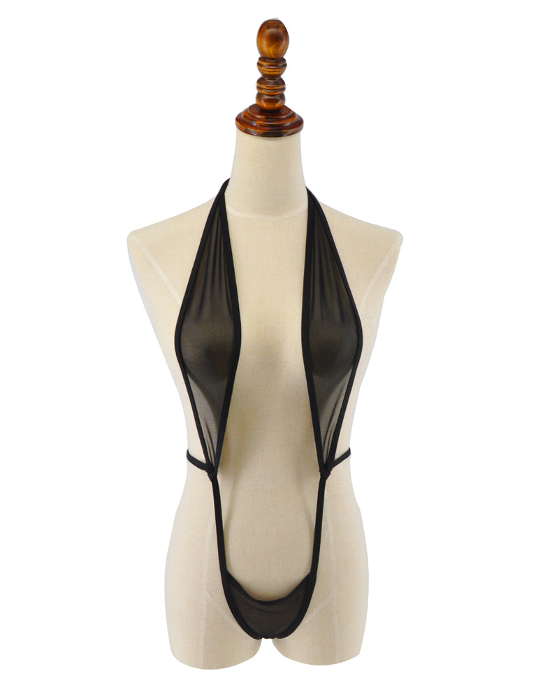 Exotic Sexy See Through Micro Monokini Bikini Sheer Bathing Suit Semi Transparent Swimwear