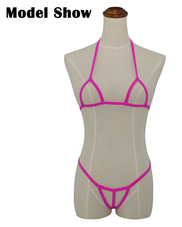 SHERRYLO Black Extreme String Micro Bikini (Customized Products Need 7days For Production)