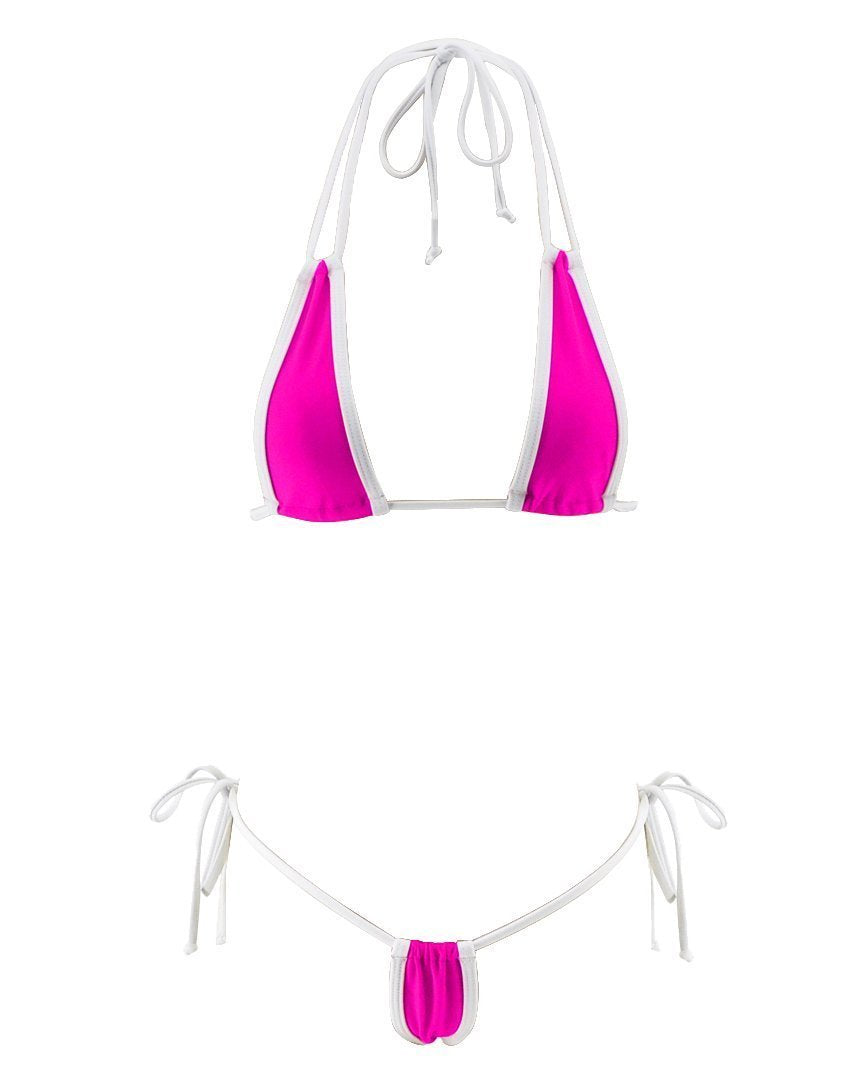 Sexy Fuchsia Micro Bikini G String Bottom