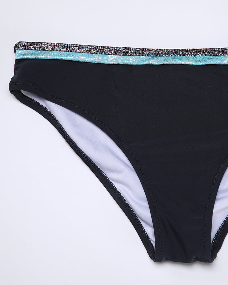 Womens Bikini Bathing Suits Triangle Top Side Tie Bottom