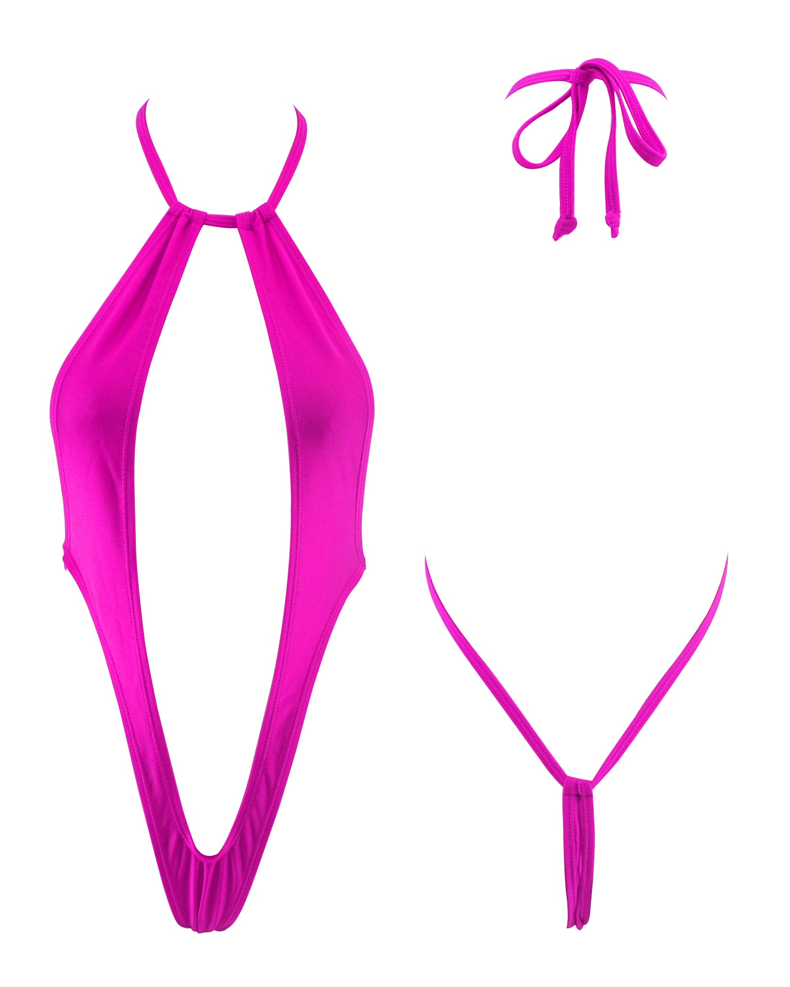 Fuchsia SlingExtreme Micro StringSHERRYLO Swimwear Fuchsia SlingExtreme Micro StringSHERRYLO Swimwear