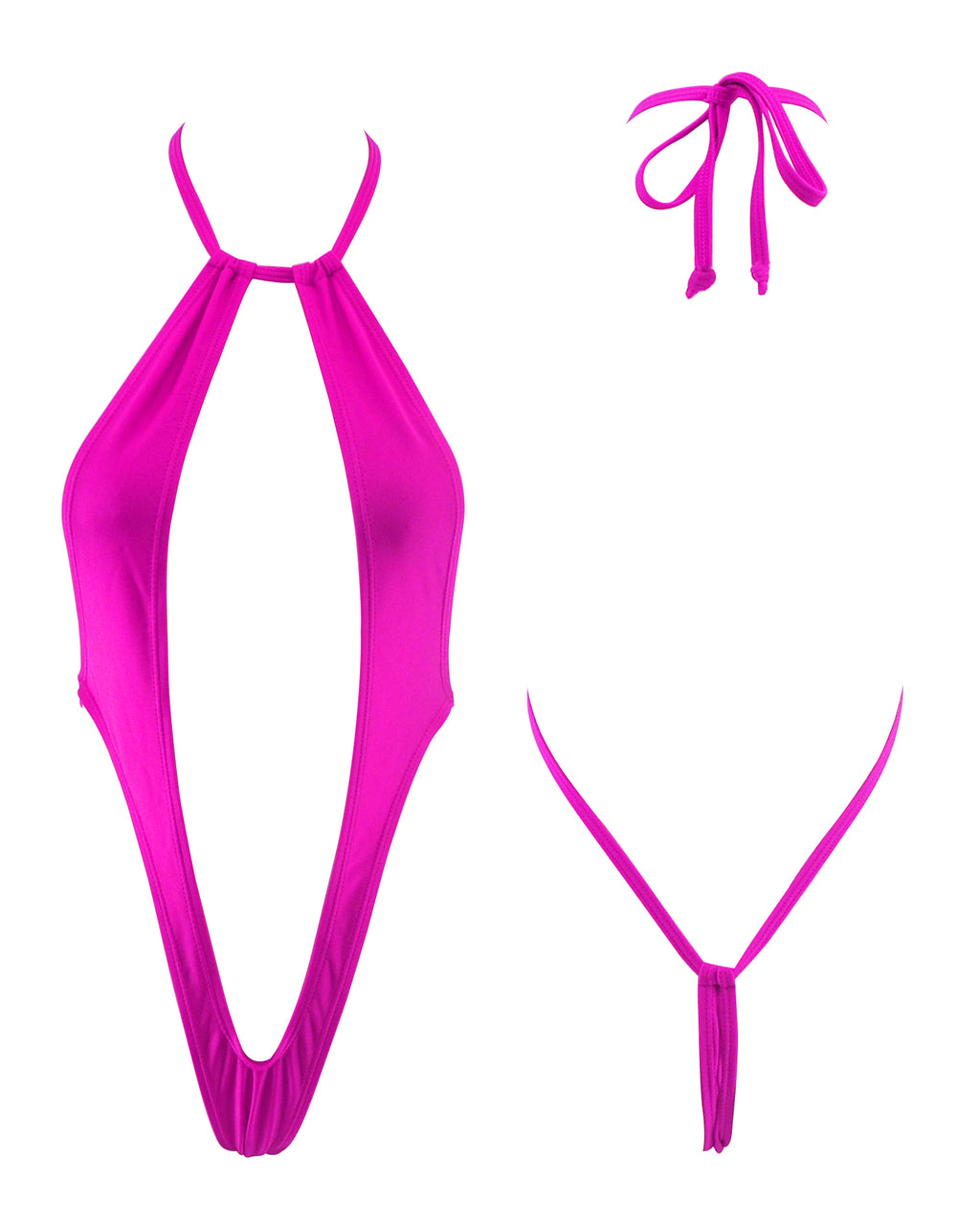 Fuchsia Sling Bikini Extreme Micro String Bikini SHERRYLO Swimwear fuchsia-sling-bikini-extreme-micro-string-bikini-sherrylo-swimwear