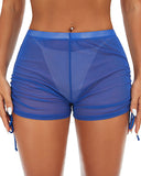 Sheer Swimsuit Bottom See Thru Bikini Bottoms Mesh Board Shorts