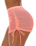 Sheer Swimsuit Bottom See Through Bikini Bottoms Board Shorts for Women