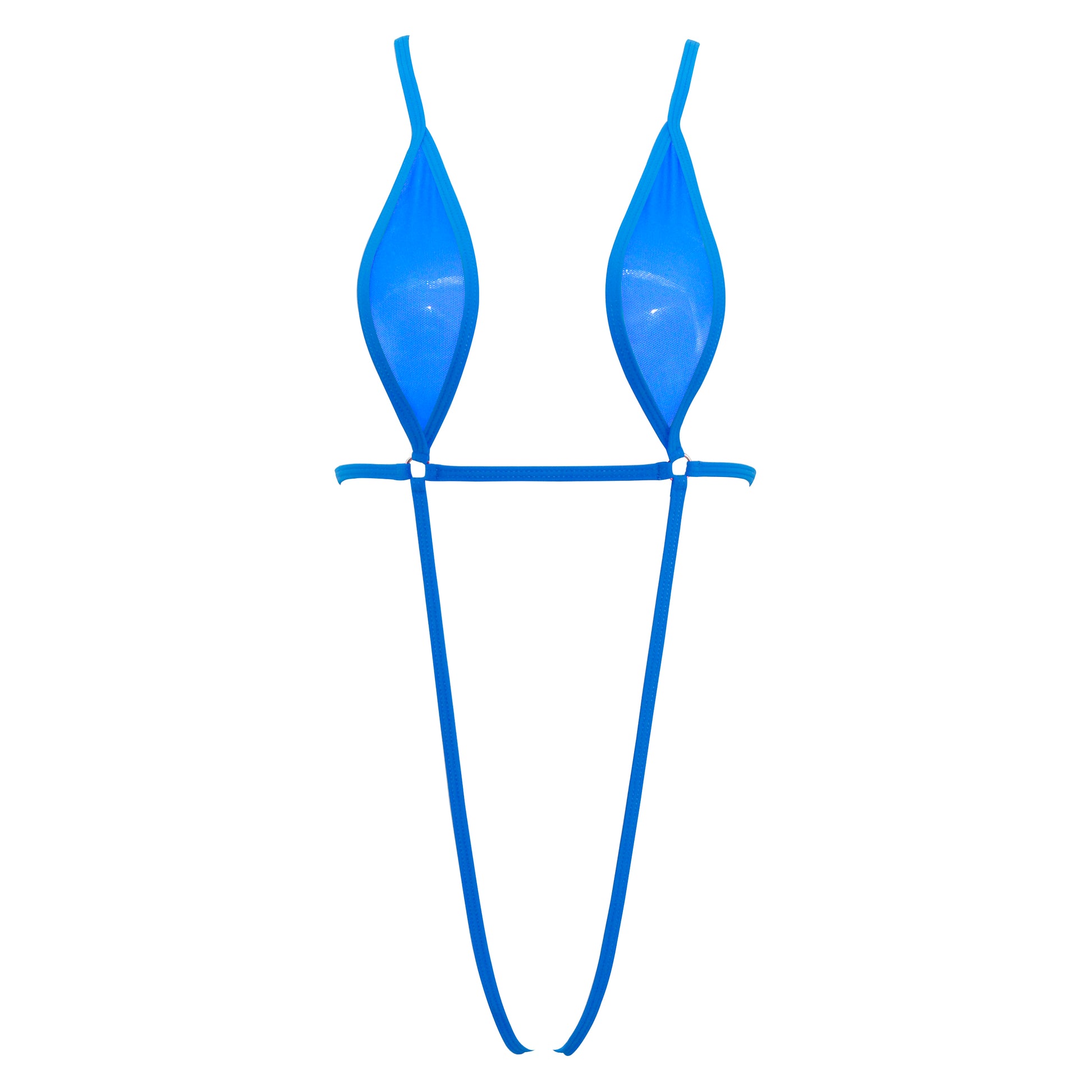 SHERRYLO Crotchless Bikini Extreme Sheer Slingshot Bikini Mini Micro G String Bikini