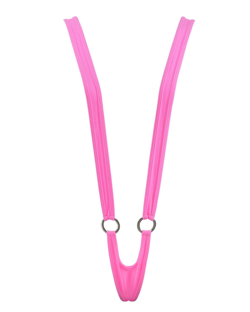 Pink Slingshot Bikini Sexy Suspender Sling Bikini