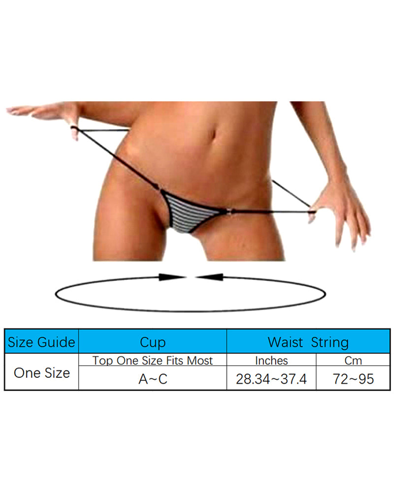 Black Extreme Fishnet micro bikini