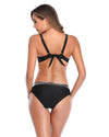 Black Bikini Bathing Suits for Women Two Piece