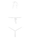 SHERRYLO Black Extreme String Micro Bikini With 