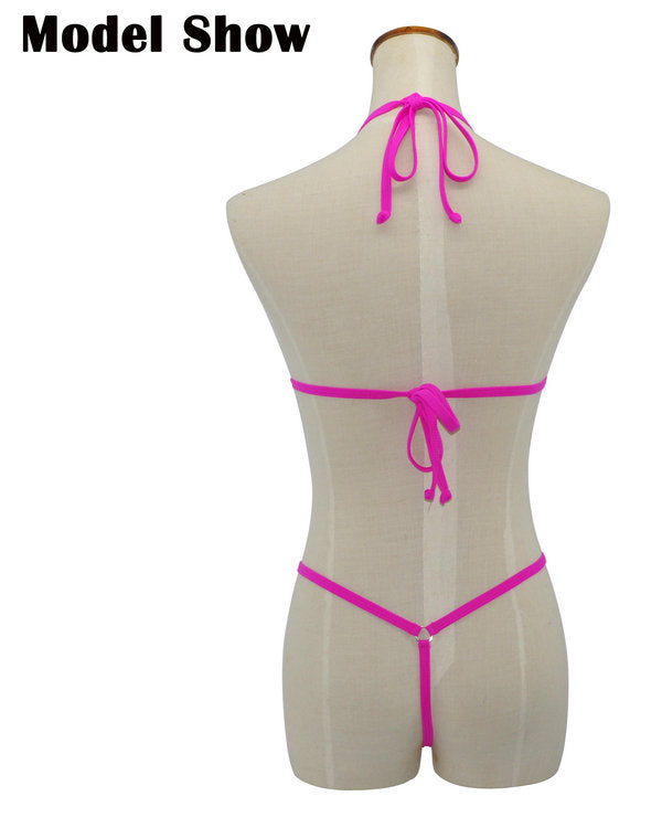 SHERRYLO Black Extreme String Micro Bikini (Customized Products Need 7days For Production)