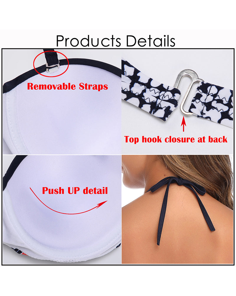 Women's Bikini Swimsuits Bandeau Top