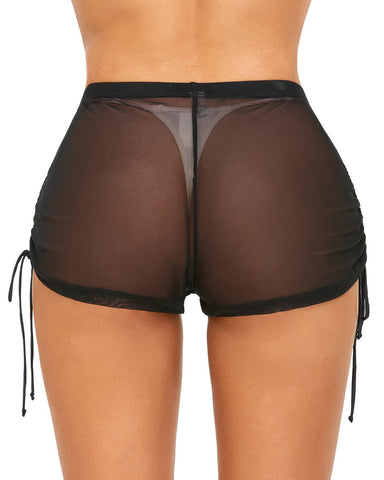 Womens mesh cheap swim shorts