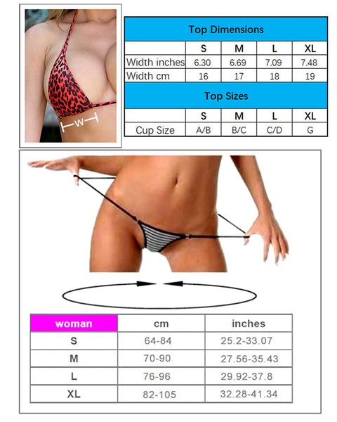 See Thru Bikini Micro G-String Thong Bikini Sheer Swimsuit Semi Transparent